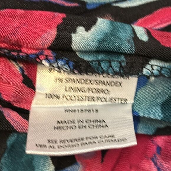 NEW Nicole Miller women’s printed high neck midi dress size L - Picture 12 of 12